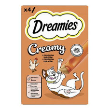 Dreamies kočka pochoutka Creamy s kuřecím 4x10g
