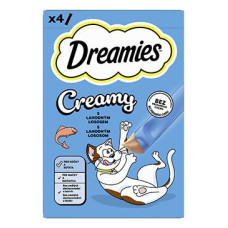 Dreamies kočka pochoutka Creamy s lososem 4x10g