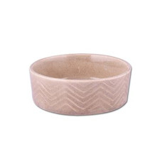 Miska keramická Zig Zag 12cm písková 0,34l