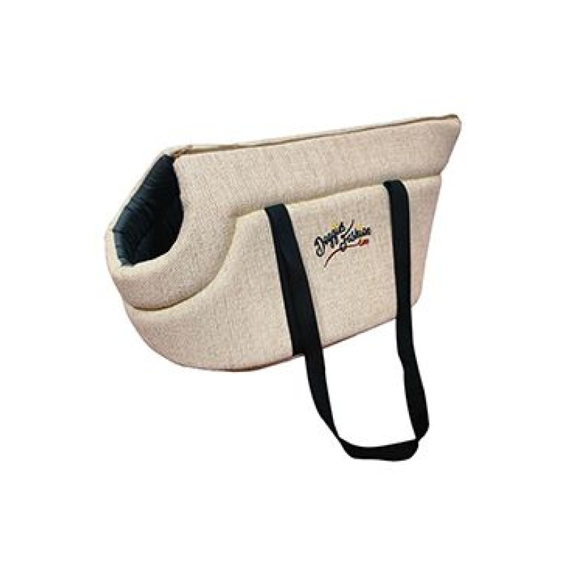 Přepravní taška Boho II. 48x35x30cm šedo-krémová