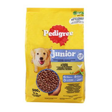 Pedigree Dry Junior M/L drůbeží se zeleninou 500g