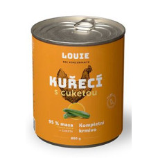 Louie Dog konz. Kuřecí s cuketou 800g