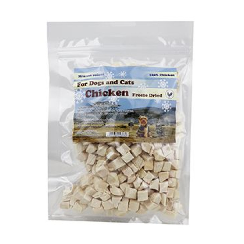 Pochoutka Kuřecí maso kostky sušené mrazem 85g