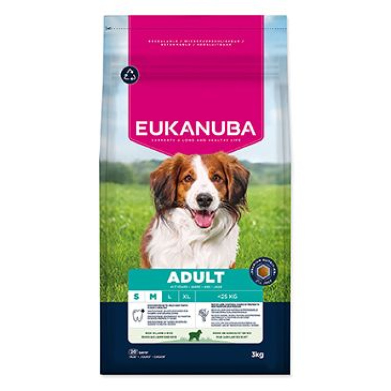 Eukanuba Dog Adult Small&Medium rich in Lamb 3kg