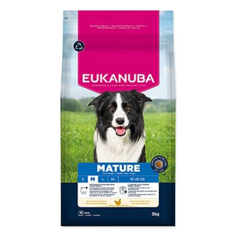 Eukanuba Dog Mature Medium rich in fresh Chicken 3kg