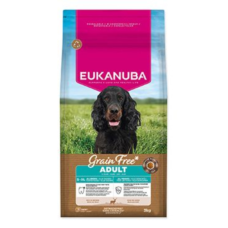 Eukanuba Dog GF Adult All Breeds rich in Venison 3kg