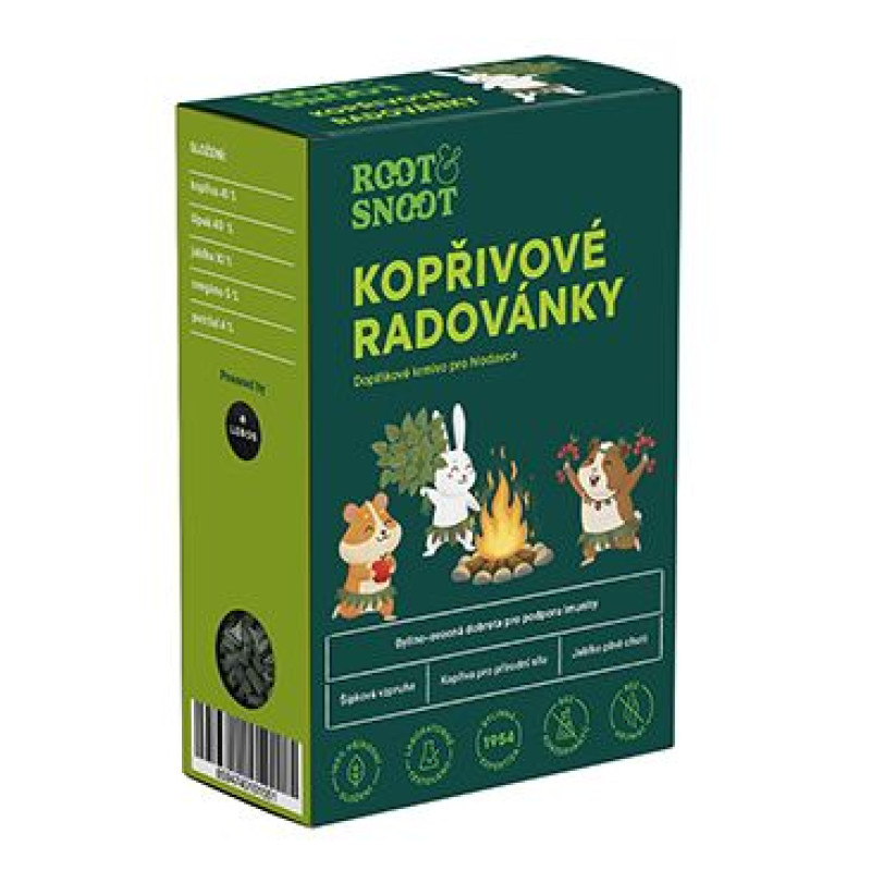 Root&Snoot Kopřivové radovánky pro hlodavce 200g