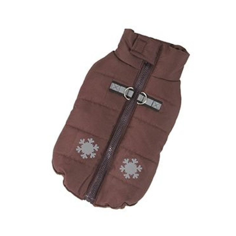 Bunda pro psy Snowman M hnědá