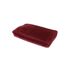 Deka dvouvrstvá STRIPE vínová 200x155cm 1ks