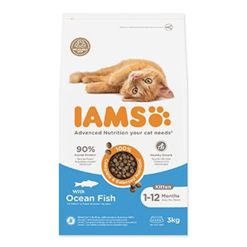 Iams Cat Kitten Ocean Fish 3kg
