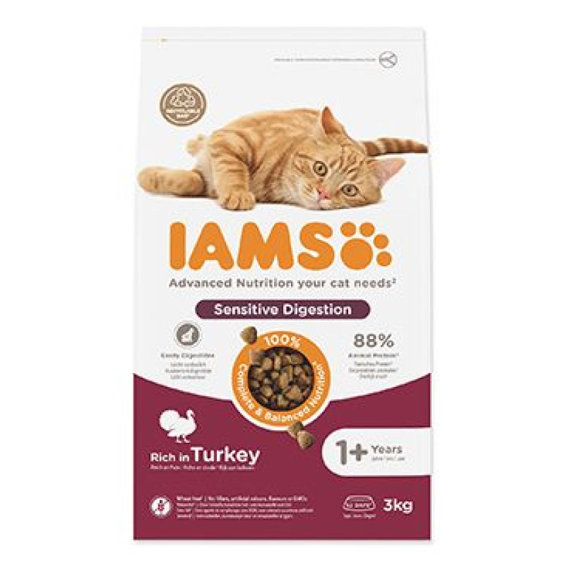 Iams Cat Adult Turkey 3kg