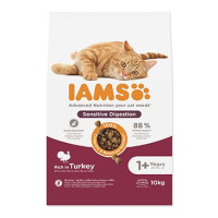 Iams Cat Adult Sensitive Digestion Turkey 10kg