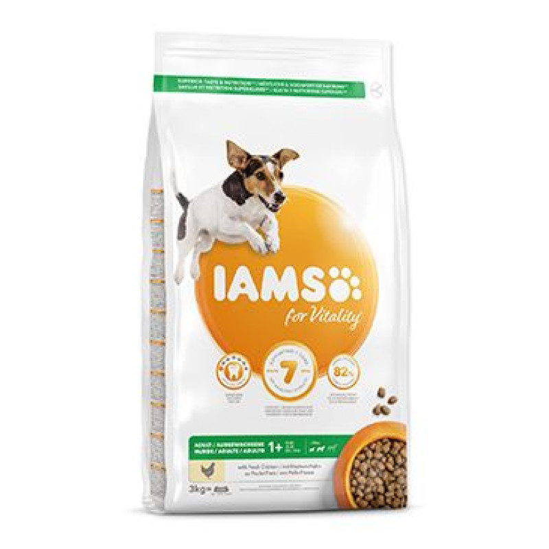 Iams Dog Adult Small&Medium Chicken 3kg