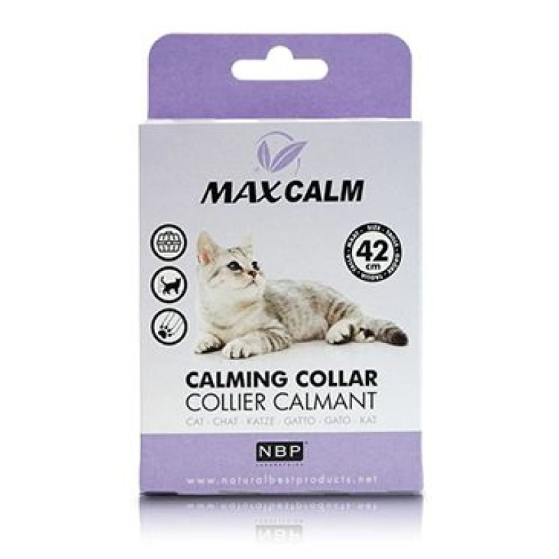 Max Calm Collar zklidňující obojek pro kočky 42cm