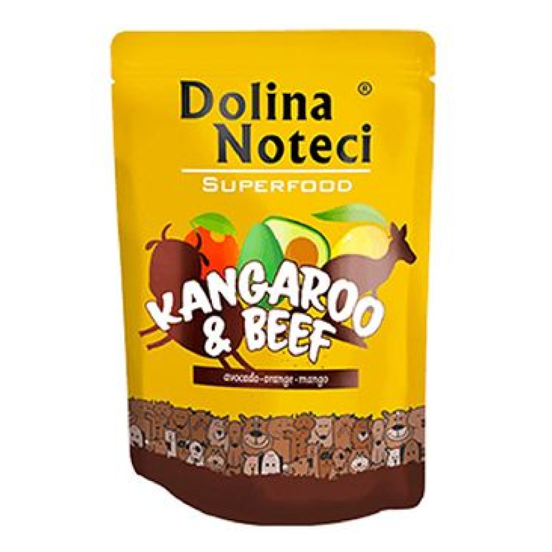 Dolina Noteci Dog kapsa SUPERFOOD klokan/hovězí 300g