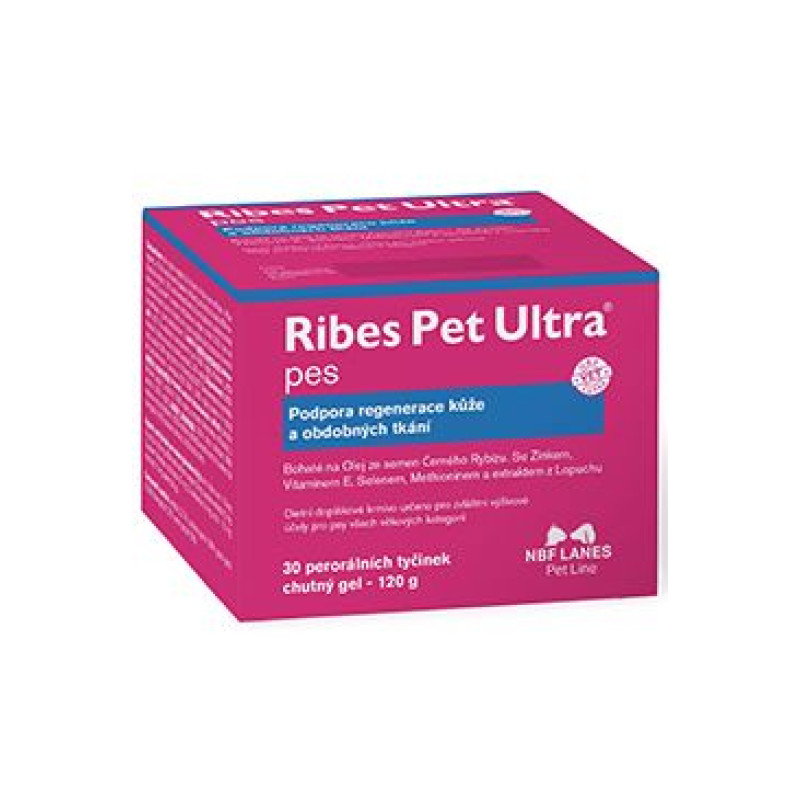 Ribes Pet Ultra pro psy, gel 30sáčků/120g