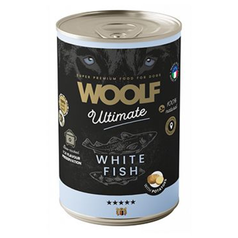 WOOLF Ultimate DogFood konz. White Fish 400g
