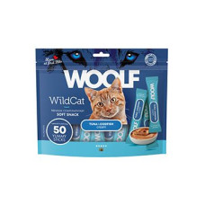 WOOLF WildCat Cream Regular Tuna&Codfish 50x14g