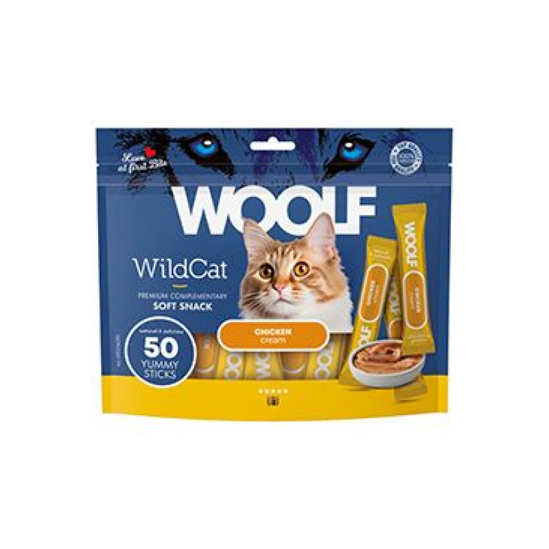 WOOLF WildCat Cream Regular Chicken 50x14g