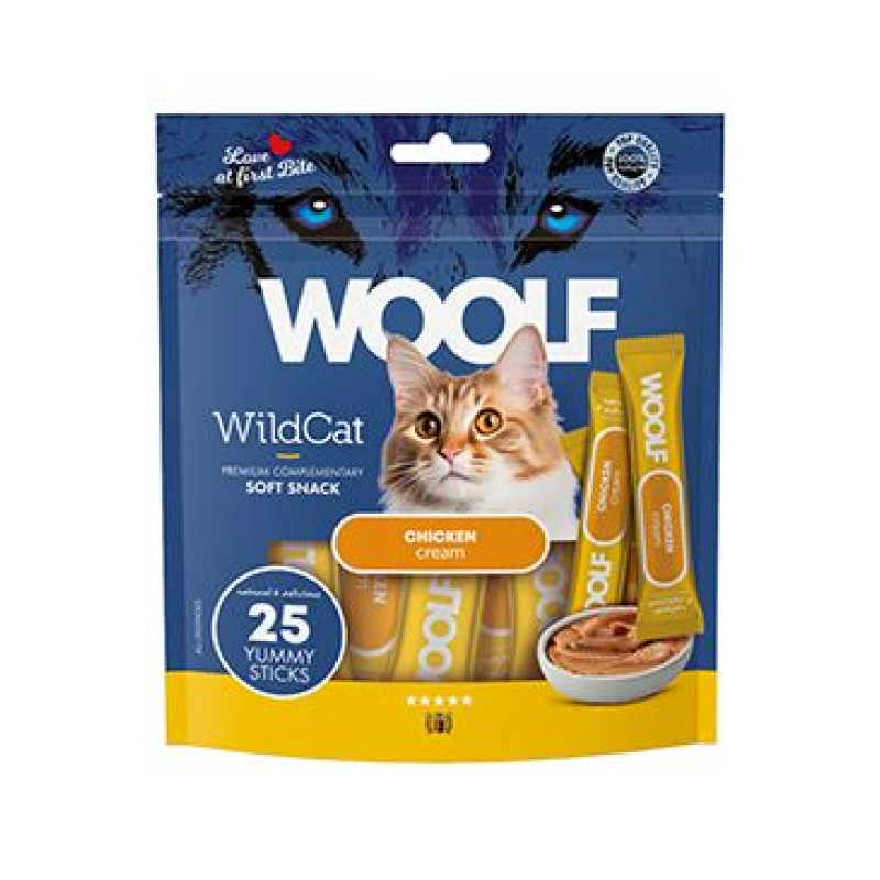 WOOLF WildCat Cream Regular Chicken 25x14g