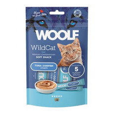 WOOLF WildCat Cream Regular Tuna&Codfish 5x14g
