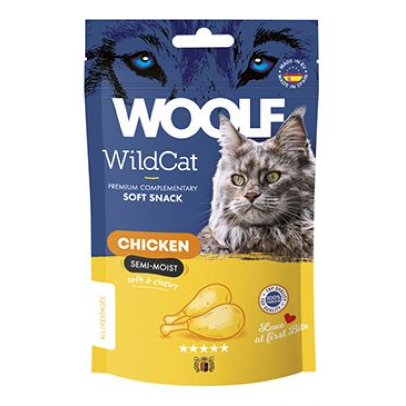 WOOLF WildCat Semi-Moist Snack Chicken 50g