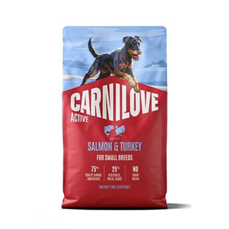 Carnilove Dog Active Dry Salmon&Turkey Adult SB 4kg