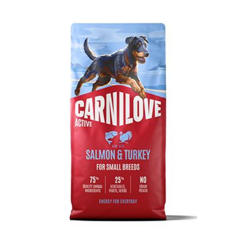 Carnilove Dog Active Dry Salmon&Turkey Adult SB 12kg