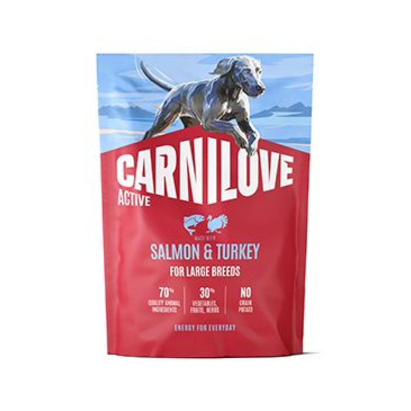 Carnilove Dog Active Dry Salmon&Turkey Adult LB 1,5kg