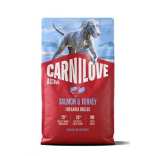 Carnilove Dog Active Dry Salmon&Turkey Adult LB 4kg