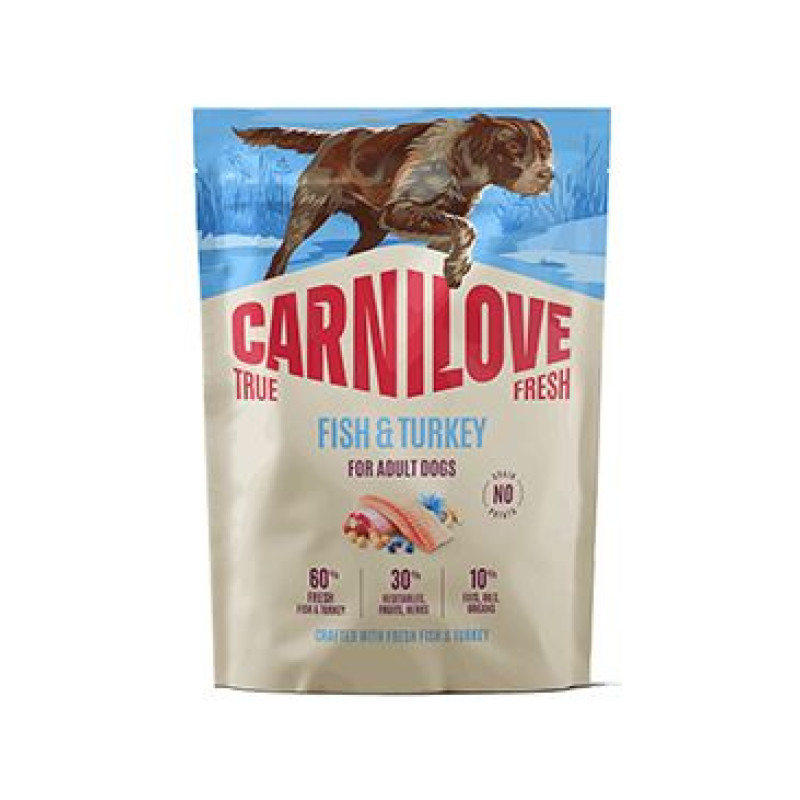 Carnilove Dog True Fresh Dry Fish&Turkey Adult AB1,5kg