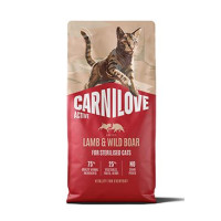 Carnilove Cat Active Dry Lamb& Wild Steril.Ad.AB 6kg