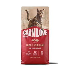 Carnilove Cat Active Dry Lamb& Wild Steril.Ad.AB 6kg