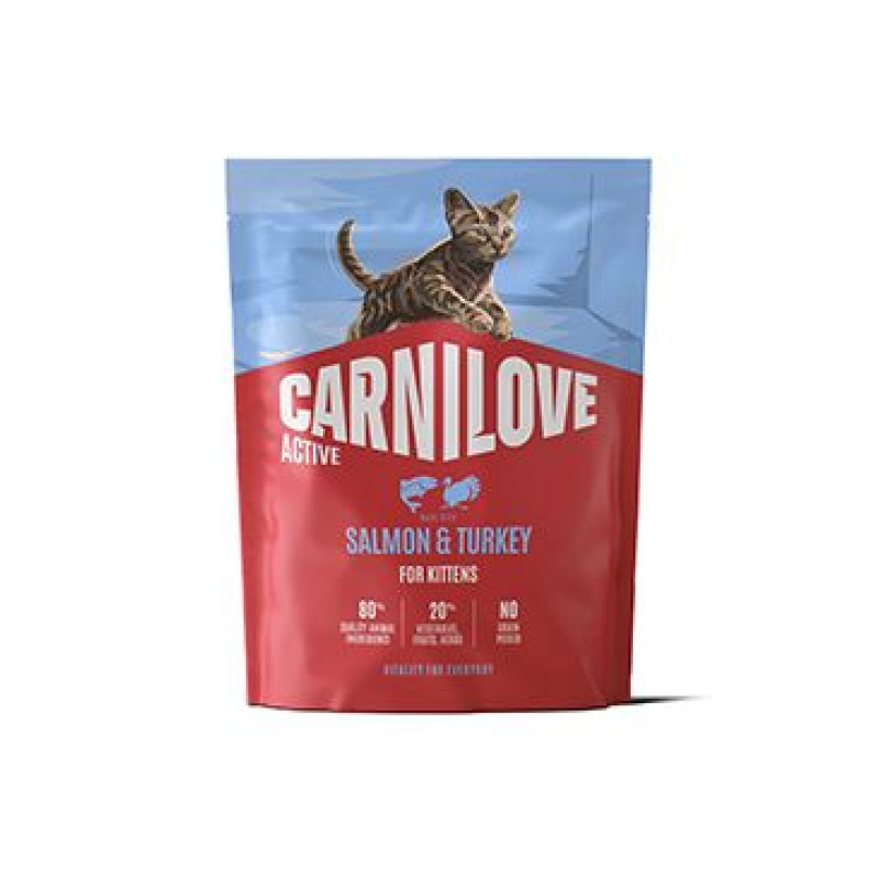 Carnilove Cat Active Dry Salmon&Turkey Kittens 400g