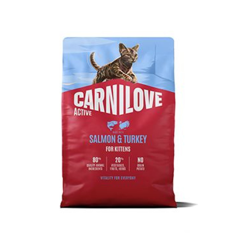 Carnilove Cat Active Dry Salmon&Turkey Kittens 2kg