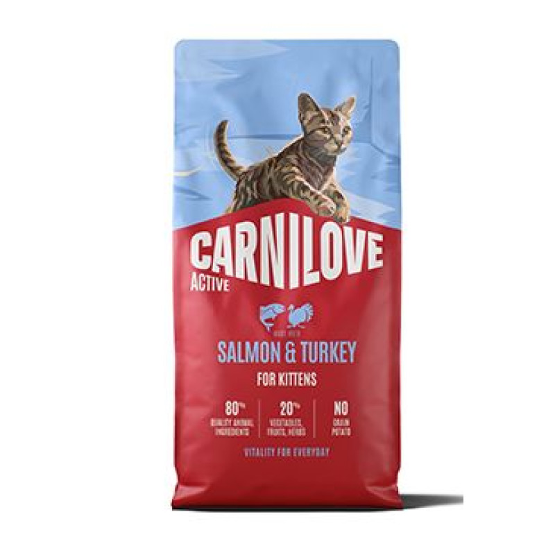 Carnilove Cat Active Dry Salmon&Turkey Kittens 6kg