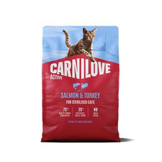 Carnilove Cat Active Dry Salmon&Turkey Steril.Ad.AB2kg