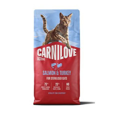 Carnilove Cat Active Dry Salmon&Turkey Steril.Ad.AB6kg