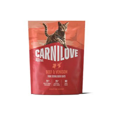 Carnilove Cat Active Dry Beef&Venis.Steril.Ad.AB400g