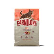 Carnilove Cat True Fresh Dry Beef Steril. Adult AB 2kg
