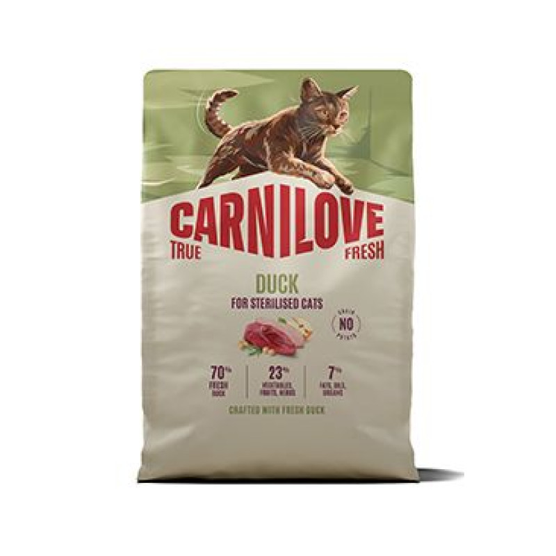 Carnilove Cat True Fresh Dry Duck Steril. Ad.AB 2kg