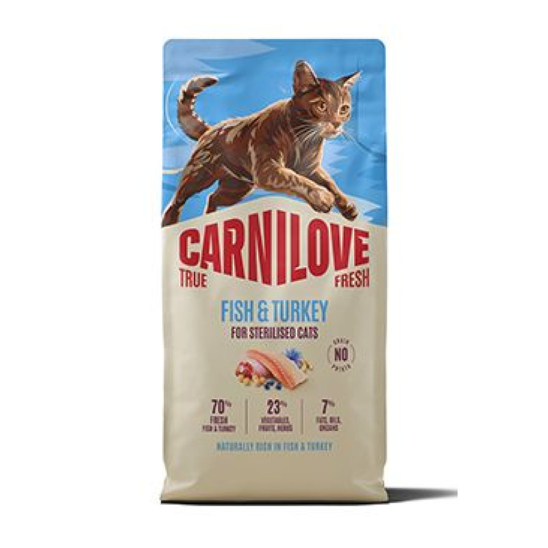 Carnilove Cat True Fresh Dry Fish&Turk.Ster.Ad.AB 6kg