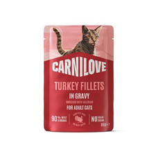 Carnilove Cat Pouch Gravy Turkey+Valerian 85g