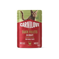 Carnilove Cat Pouch Gravy Duck+Catnip 85g
