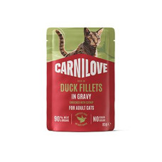 Carnilove Cat Pouch Gravy Duck+Catnip 85g