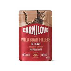 Carnilove Cat Pouch Gravy Wild Boar+Chamomile 85g