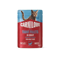 Carnilove Cat Pouch Gravy Trout+Echinacea 85g