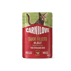 Carnilove Cat Pouch Jelly Pheasan+Raspberry Leaves 85g