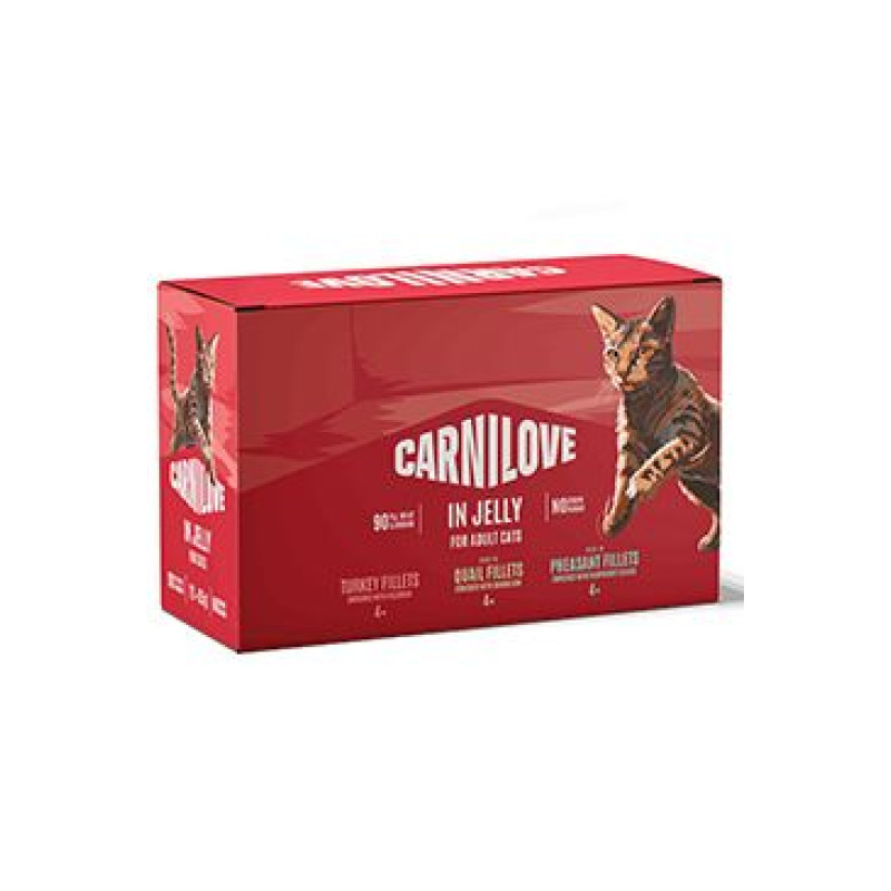 Carnilove Cat Pouch Jelly Multipack 12x85g