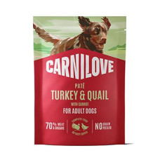 Carnilove Dog Pouch Paté Turkey&Quial+Carrot 300g